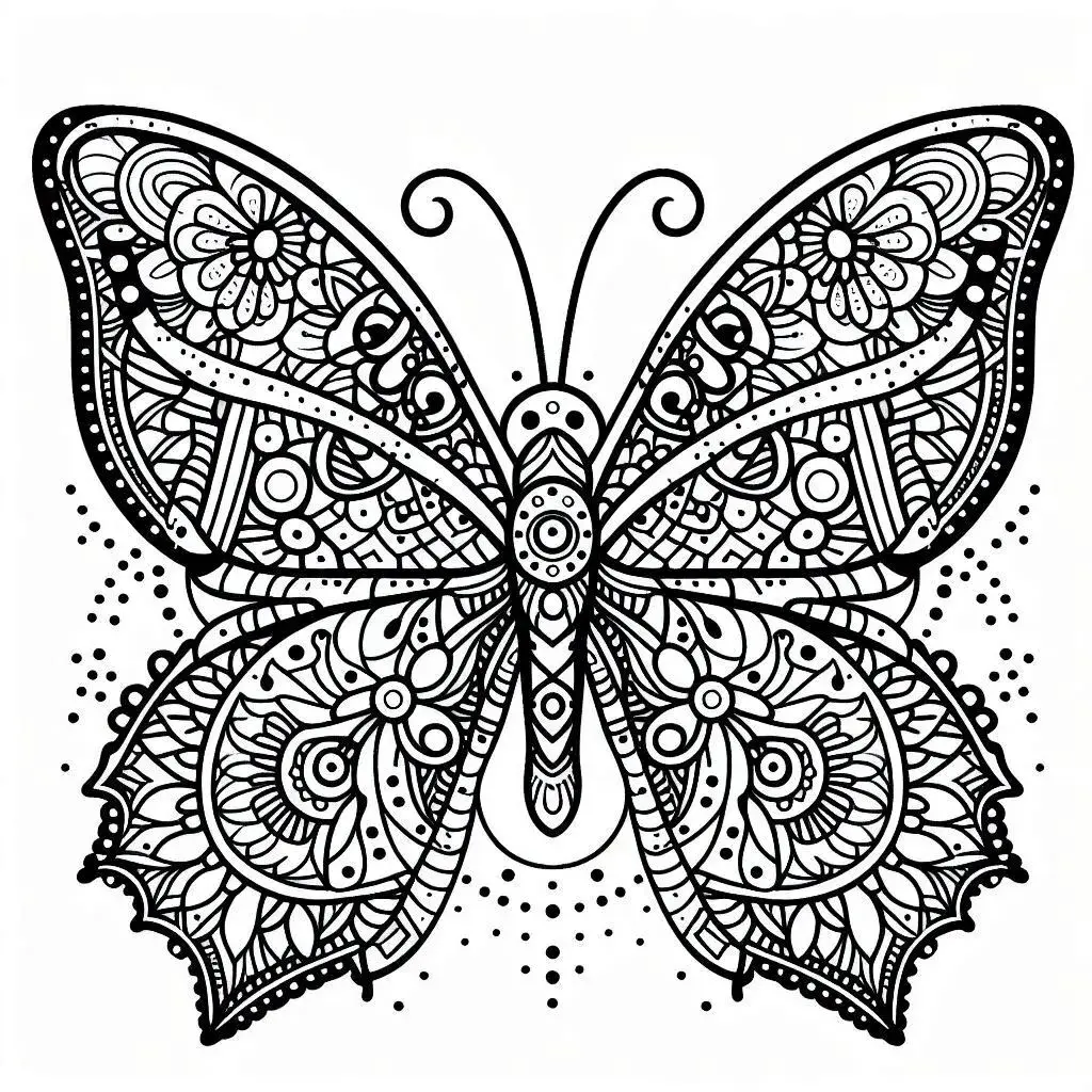 Butterfly Coloring Pages (14)