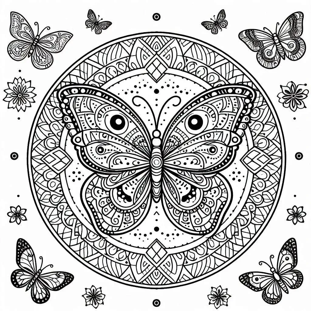 Butterfly Coloring Pages (27)