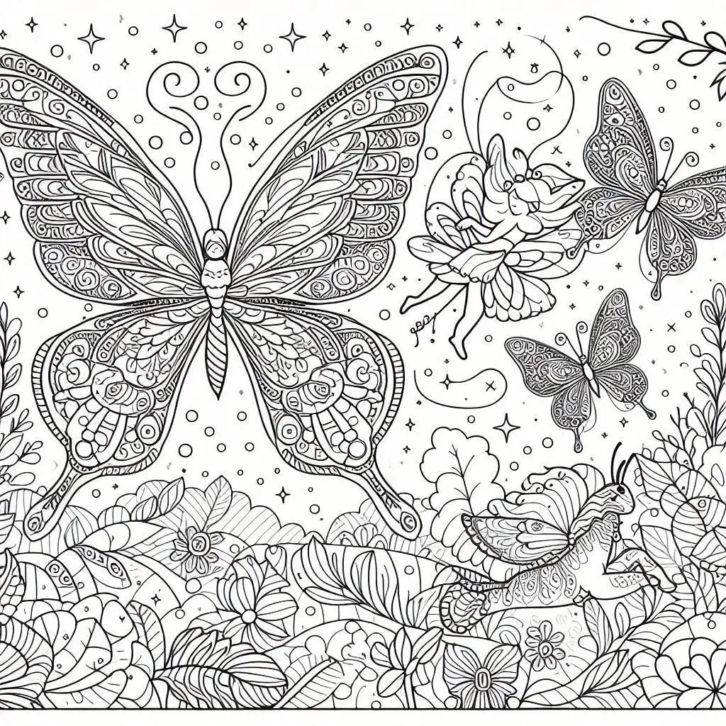 Butterfly Coloring Pages (31)