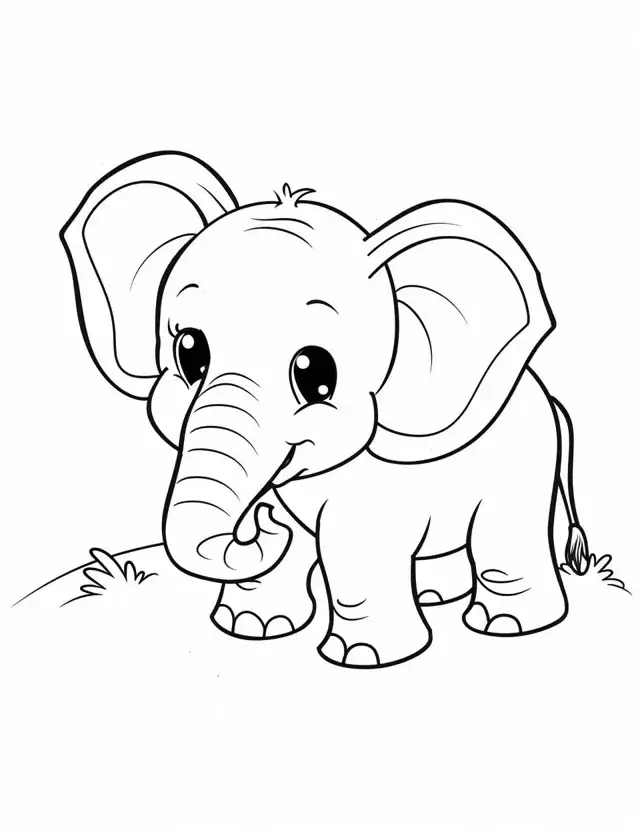 Elephant Coloring Pages (11)