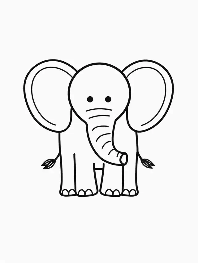 Elephant Coloring Pages (2)