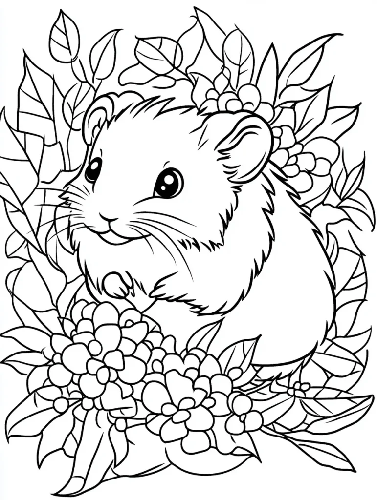 Hamster Coloring Pages (1)