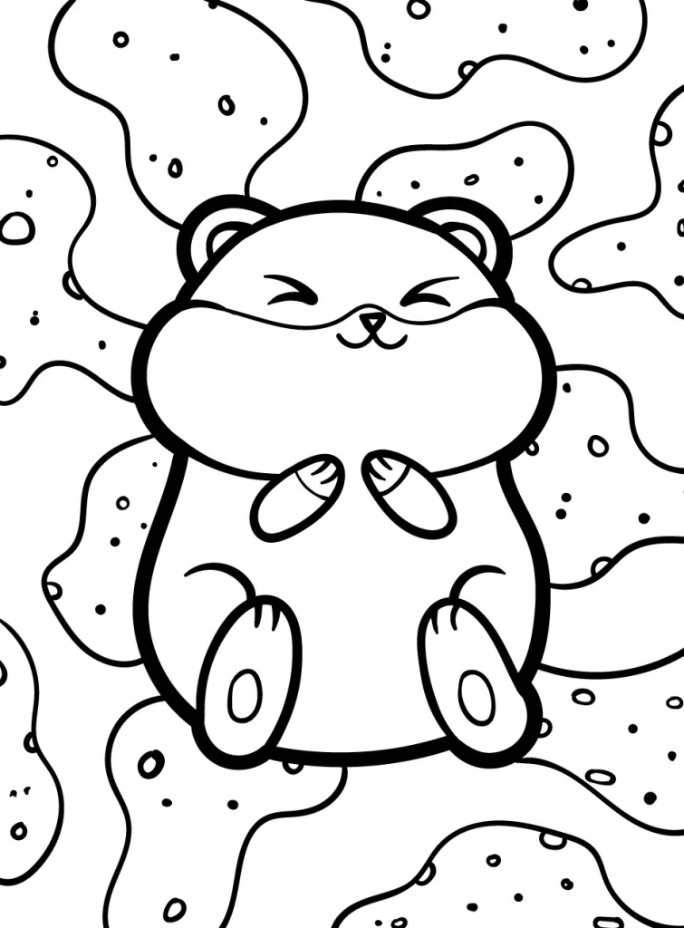 Hamster Coloring Pages (22)