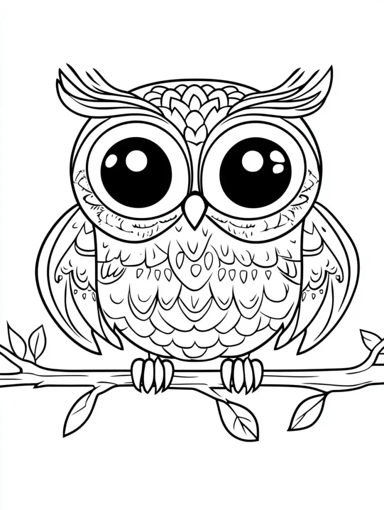 Owl-Coloring-Pages-8