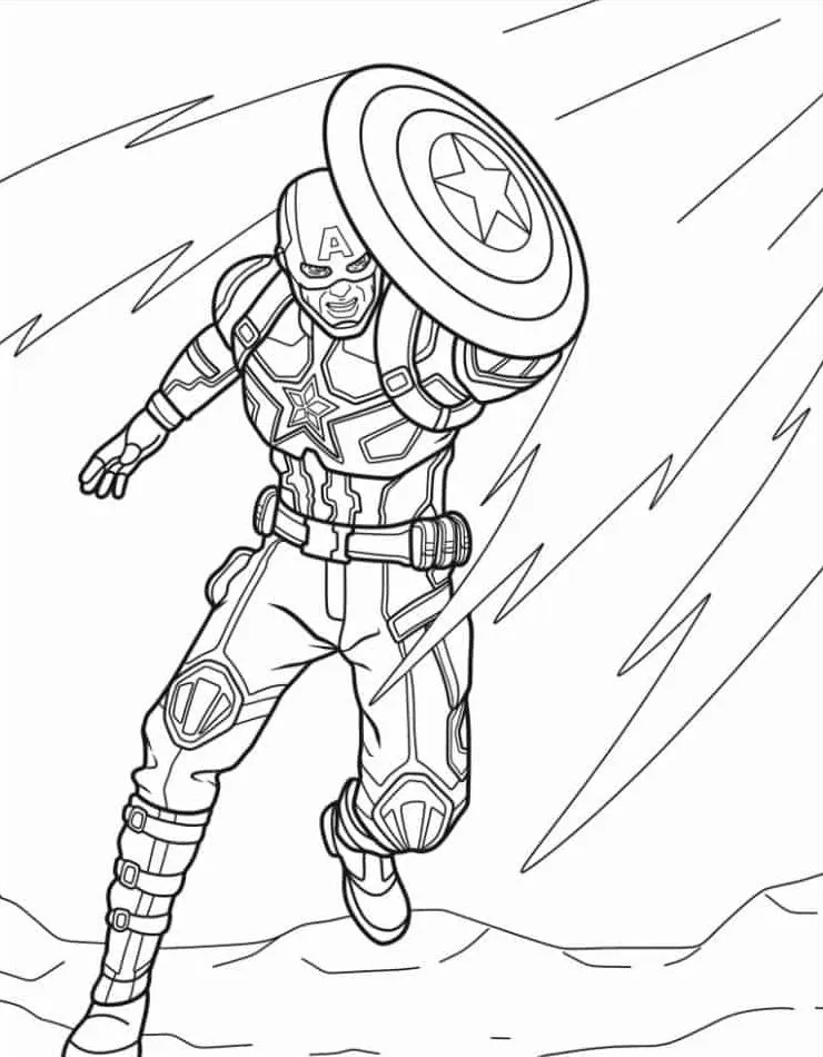 Captain America Coloring Pages (18)